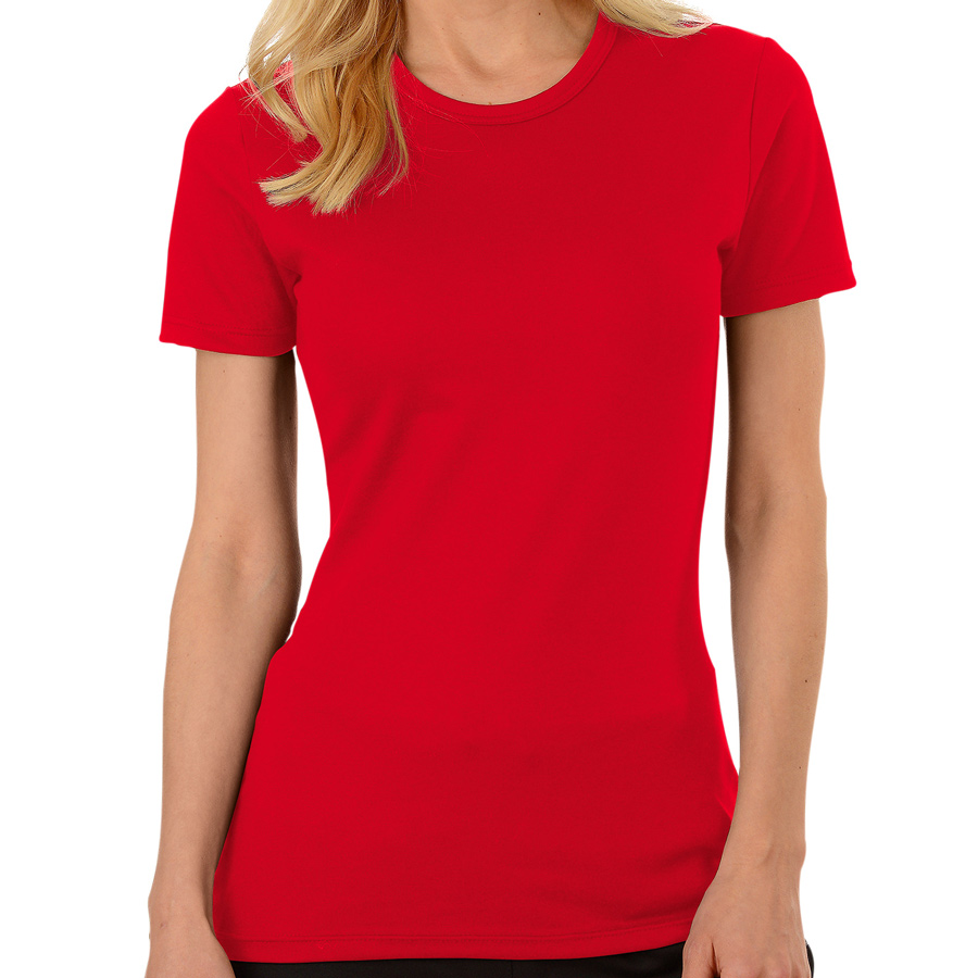 Trigema Elastischer-Feinripp Damenoberbekleidung T-Shirt halbarm mit  Rundhals - Dessous-Insel